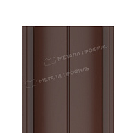 Штакетник металлический МЕТАЛЛ ПРОФИЛЬ ELLIPSE-T 19х126 (ПЭД-01-8017\8017-0.4)